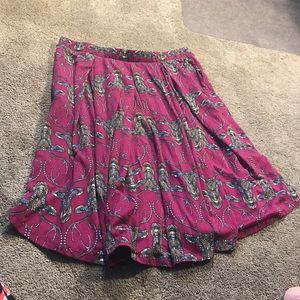 COPY - Lularoe Madison skirt, mosaic deer, size 2XL, NWOT